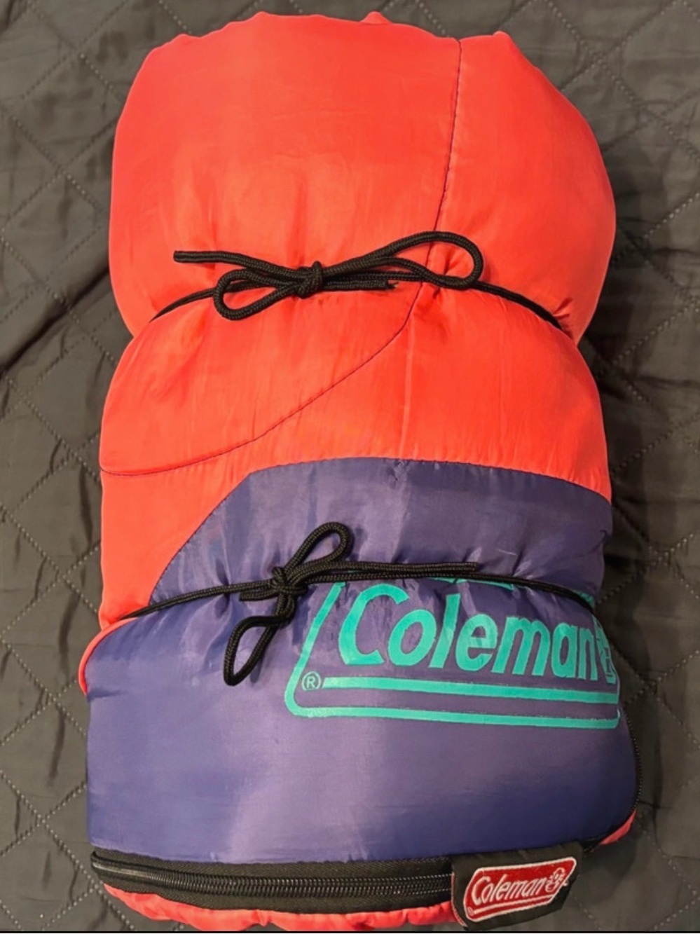 Coleman Kids/Youth Sleeping Bag – Pink Glow in the Dark | 60” × 26”